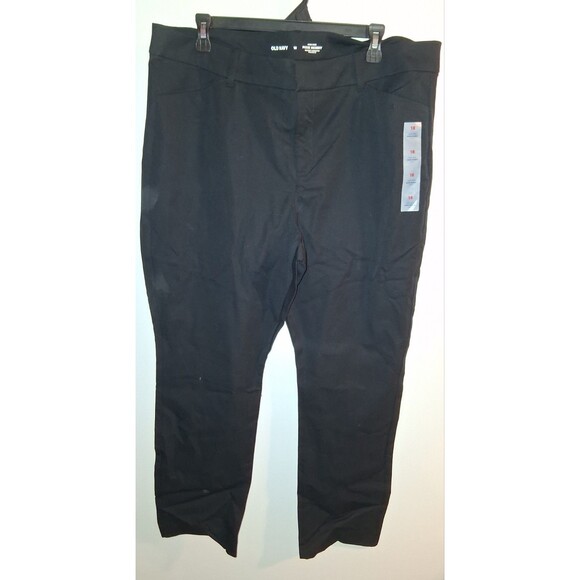 NWOT Old Navy Black High Rise Pixie Skinny Pants Sz 18 - Picture 1 of 2